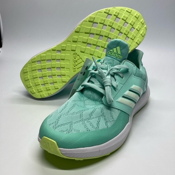 Adidas Rapidarun Womens Running Shoes Green Sz 6 - Picture 9 of 10